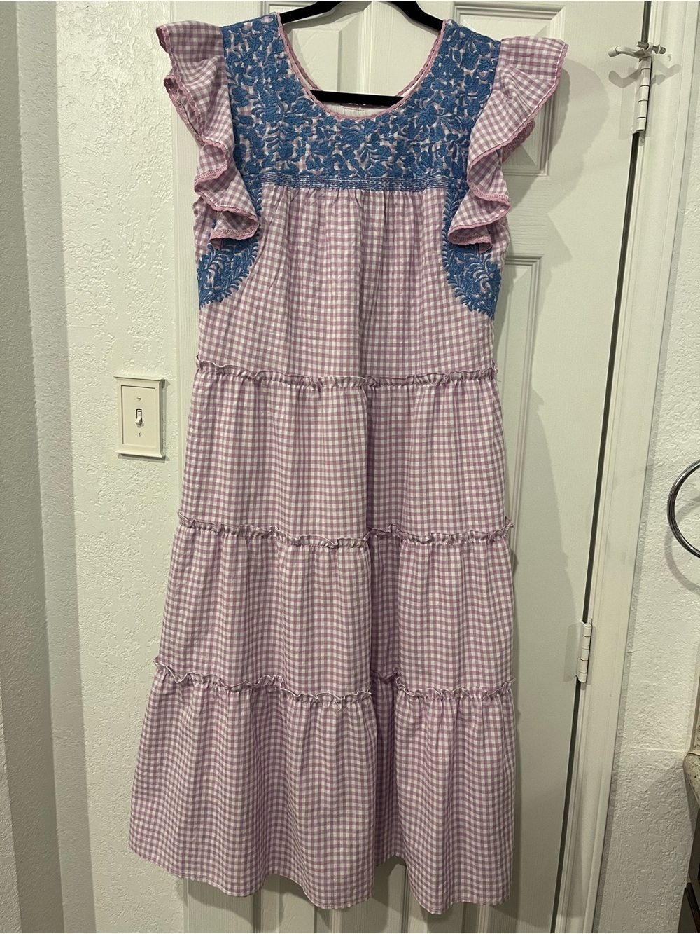 J.Marie gigham dress size medium
